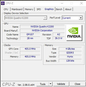 5 ks - HP NVIDIA Quadro K2200 - 4GB - GDDR5 - 5