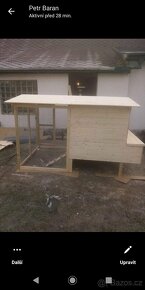 Dřevěný nezateplený kurník - 5