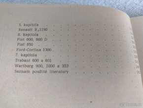 SEŘIZOVÁNÍ MOTORŮ A EL. PŘÍSL. AUTOMOBILŮ, 1970, 72,74 - 5