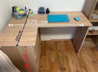 Rohový psací stůl - 5