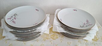 velká stará jídelní porcelánová souprava neúplná - 5