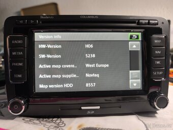 Columbus RNS510 3T0035680C LED aktualizované - 5