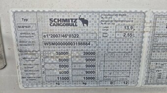 SCHMITZ CARGOBULL SCS 24/L - 13.62 EB Std. - 5