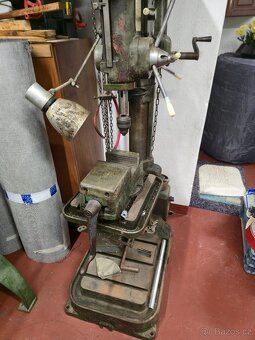 Sloupová vrtačka,  soustruh, kotoučová bruska - 5