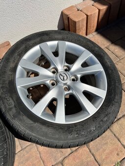 4x Alu kola Mazda (originální) 205/55R16 - 5