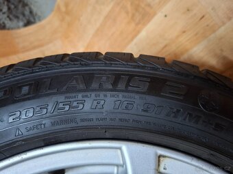 Alu kola R16 5x112 Anzio + zimní pneu 205/55/16 Barum - 5