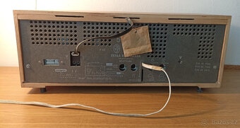 Staré retro rádio Tesla Stereodirigent 538A + reproduktory - 5