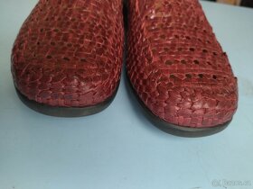 Mokasíny Peter Wagner Ladysko classic, vel.37,5 dámské bordó - 5