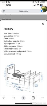Rostoucí postel ikea - 5
