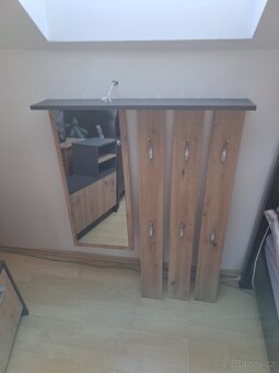 Botník a věšák se zrcadlem - 5