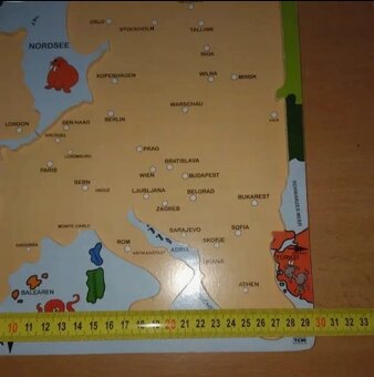 Puzzle dřevěné Evropa - 5