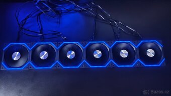 Prodám 6x 120mm ventilátorů s PWM+3.pin ARGB - 5