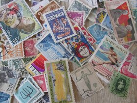 Staré poštovní známky, mix - 5