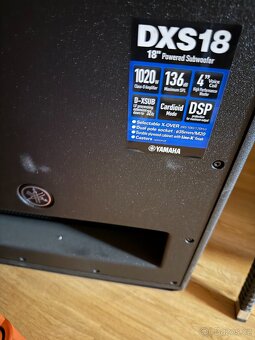Yamaha DXS18 – 18" aktivní subwoofer - DJ, kapely, kulturák - 5