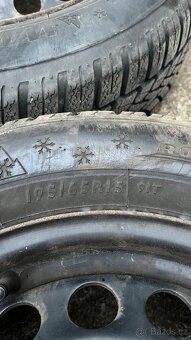 Plech disk 6Jx15 ET47 - pneu 195/65 R15 - 5