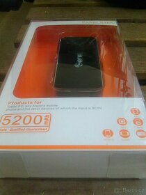 Power Bank GERET kapacita 5200 mAh barva černá - 5