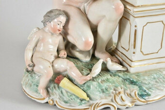 Porcelánová figurální skupina Frankenthal 1779 - 5