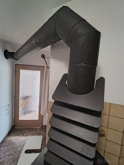 Krbová kamna + výměník + inst. ala hodinový manžel - 5