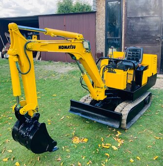Japonský minibagr 1.2tuny Komatsu, diesel - 5