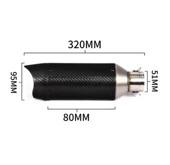 Koncovka výfuku Arrow 51mm - 5