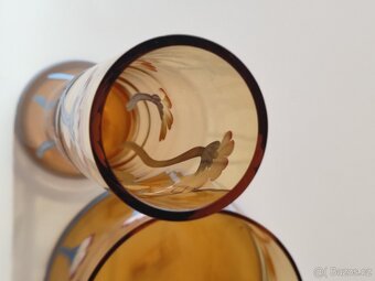 Stará secesní váza a mísa - 5