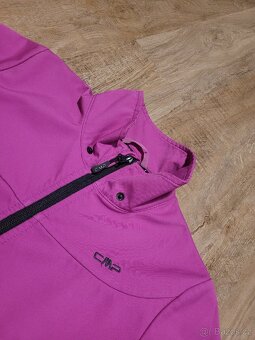 Lehká růžová softshellová bunda CMP - 5