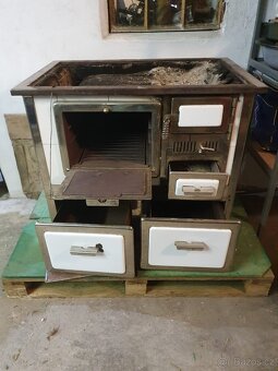 uhelný kachlový sporák Vamberk - 5