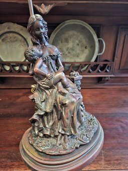 Starožitná figurální lampa - 5