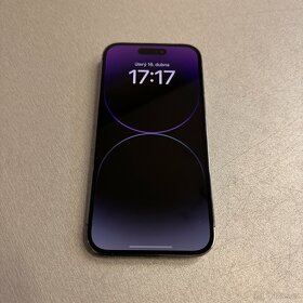 iPhone 14 Pro 128GB deep purple, pěkný stav, rok záruka - 5