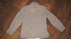 Dívčí plátěná zateplená bunda vel. 128 - 5