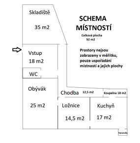 Prodej nebo výměna za půdu – 1/3 podíl domu v Nedvězí u Pol. - 5
