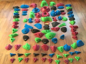 Nové dětské lezecké chyty THEREX Boulder set - 95 kusů - 5