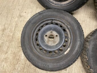 4x PLECHOVÝ DISK 6Jx15H2 ET47 5x112 S PNEU BARUM 195/65R15 - 5