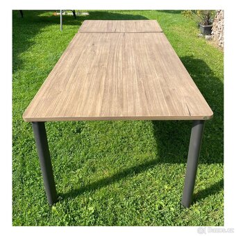 Rozkládací jídelní stůl Shirley – 160+60 cm, přírodní dub - 5