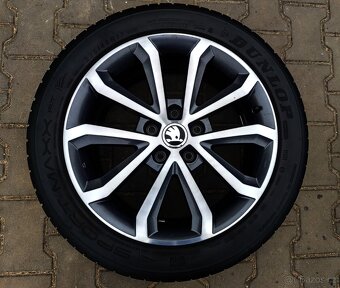 Alu kola originál Škoda Octavia III 5x112 R17 Hawk - 5