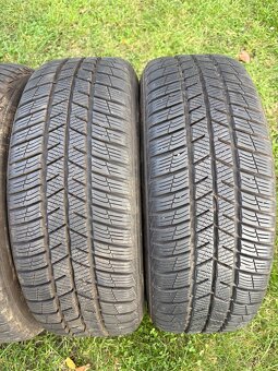 Plechové disky 5x112 + zimní pneu Barum a Michelin 205/55/16 - 5
