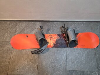 Kompletní sada snowboard  145cm +vázání +boty - 5