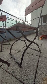 Venkovní stůl a židle - 5