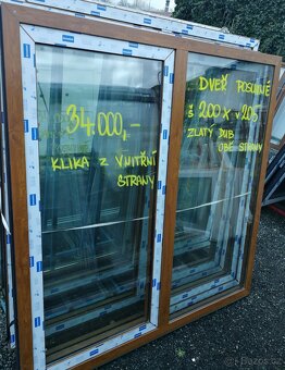 plastové dveře dvoukřídlové - 5