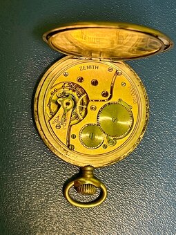 Kapesní hodinky Zenith s gravírováním “Karel Adamec, Čáslav” - 5