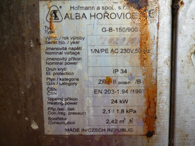Varný kotel 150 ALBA Hořovice tip G-B-150/900 - 5