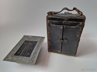 Starý německý měchový fotoaparát Goerz Tenax + Rollex 9x12 - 5