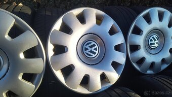 Sada 4ks originálních poklic Volkswagen 15' - 5