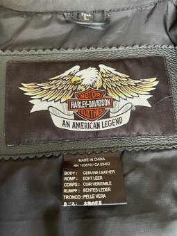 Pánská kožená bunda Harley-Davidson, vel. L – 8 000 Kč - 5