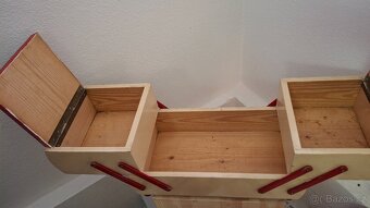 Staré zachovalé funkční dřevěné šitíčko - 5