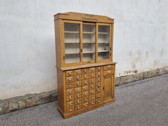 KRÁSNÝ STARÝ KUPECKÝ REGÁL V PŮVODNÍ PATINĚ-NĚMECKÝ REGÁL - 5