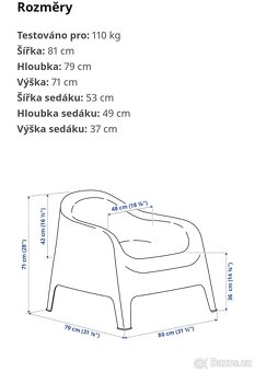 Křeslo venkovní - 5