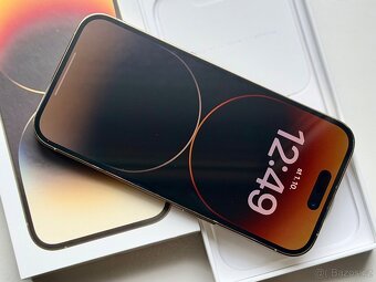 iPhone 14 Pro Gold BATERIE 100% TOP - 5