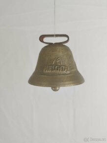 Švýcarský bronzový zvonek ,sběratelský kus. - 5