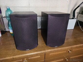 Prodám Jamo reproboxy- E530, VE DŘEVĚ, má to výtečný zvuk, v - 5